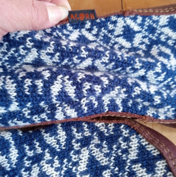 Acorn slouch slipper socks with suede soles Men 7.5-8.5 /Women 9.5-10.5 NWOT - Picture 2 of 7